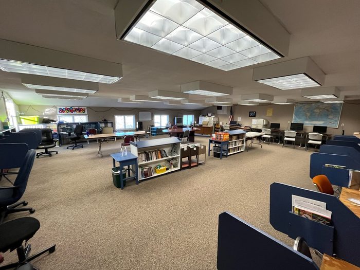 A Hartland Christian School classroom